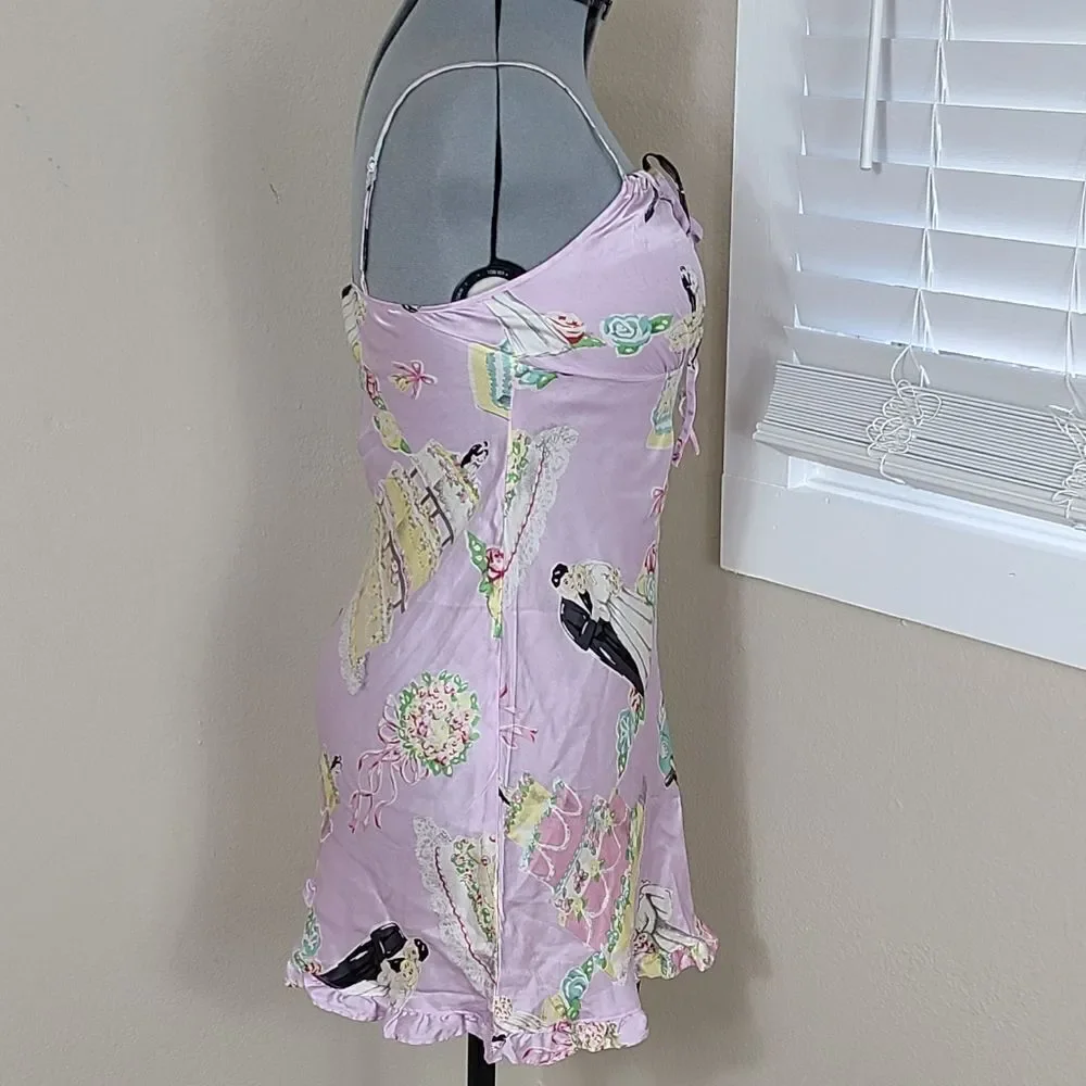 Nick & Nora Wedding Nightgown Pajamas 1990's Y2k - Picture 3 of 16
